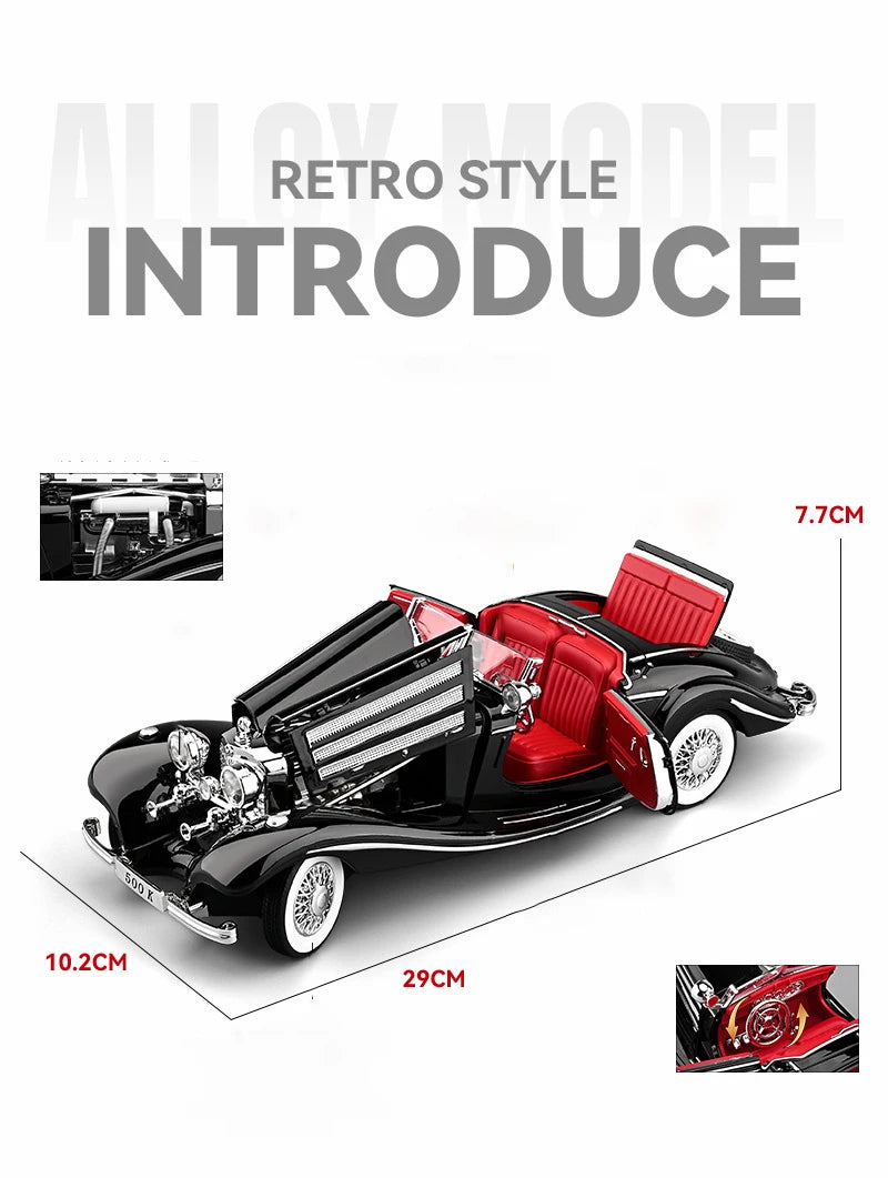 1936 Mercedes Benzs 500K 1:18