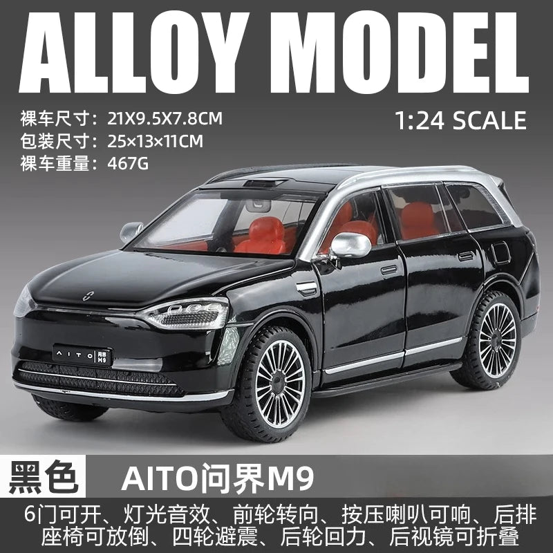 BYD LOOK UPAT U8 U9 ideal L9 AITO M7 M8 M9 SUV 1:24