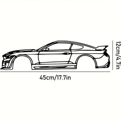 Border Metal Line Sports Car Wall Decoration