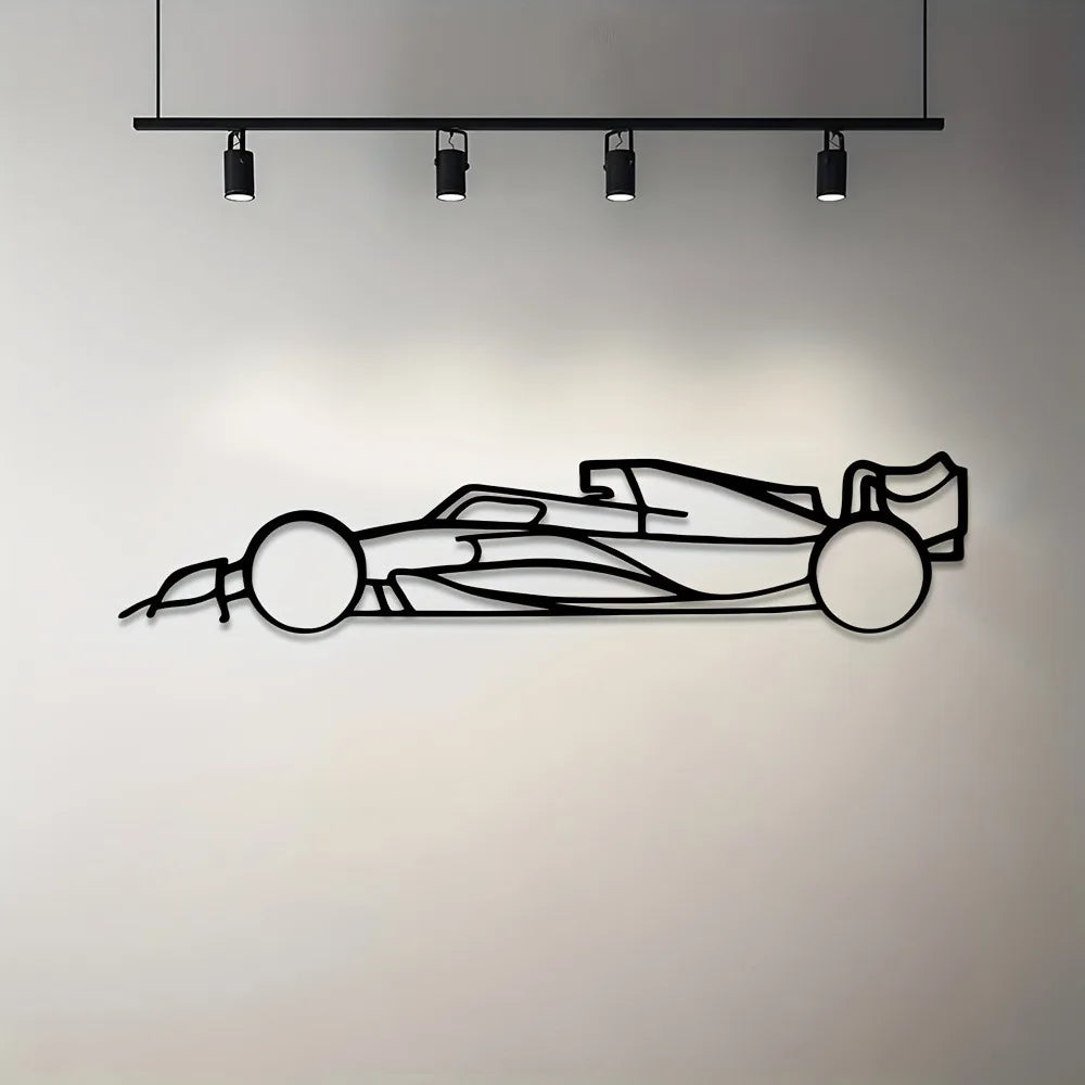 Border Metal Line Sports Car Wall Decoration