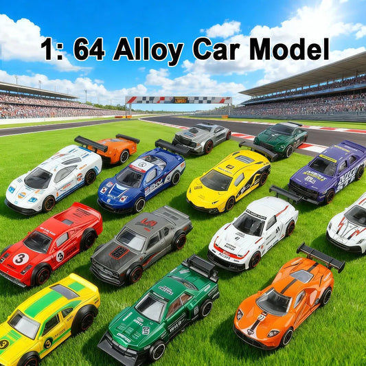 Sports Car Series Alloy Diecast Toys 1:64 Set