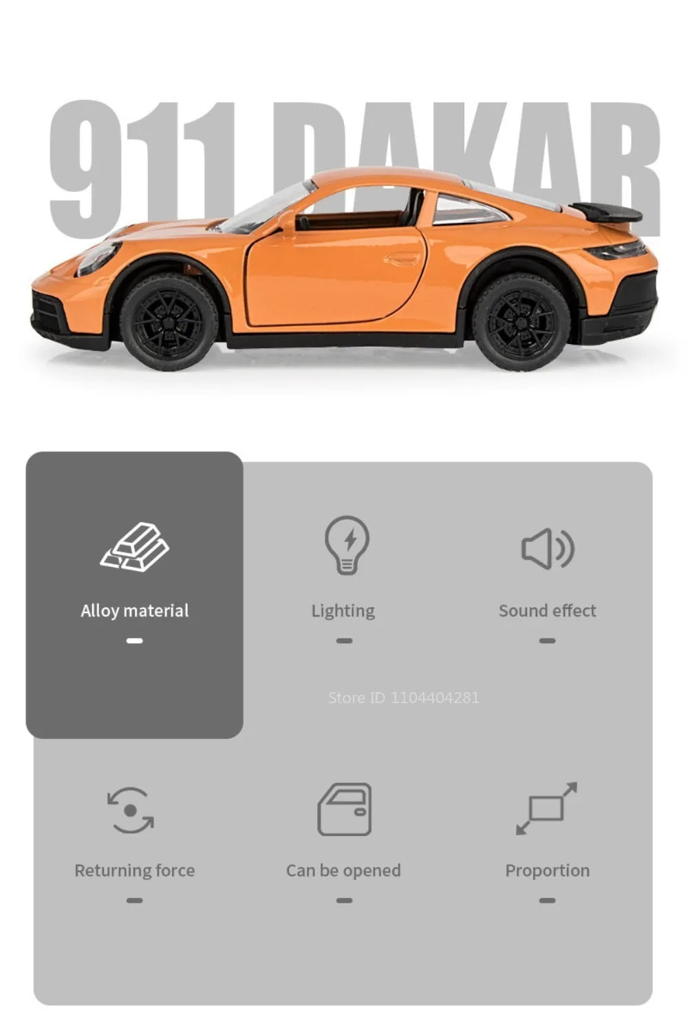 Makeda Porsche 911 DaKar 1:32