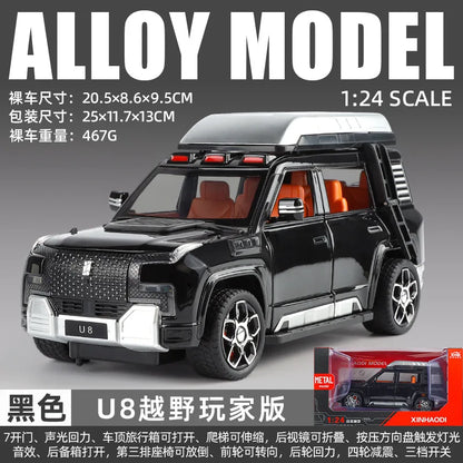 BYD LOOK UPAT U8 U9 ideal L9 AITO M7 M8 M9 SUV 1:24