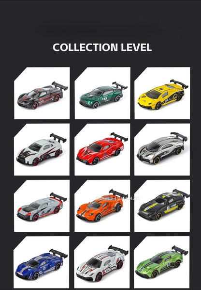 Sports Car Series Alloy Diecast Toys 1:64 Set