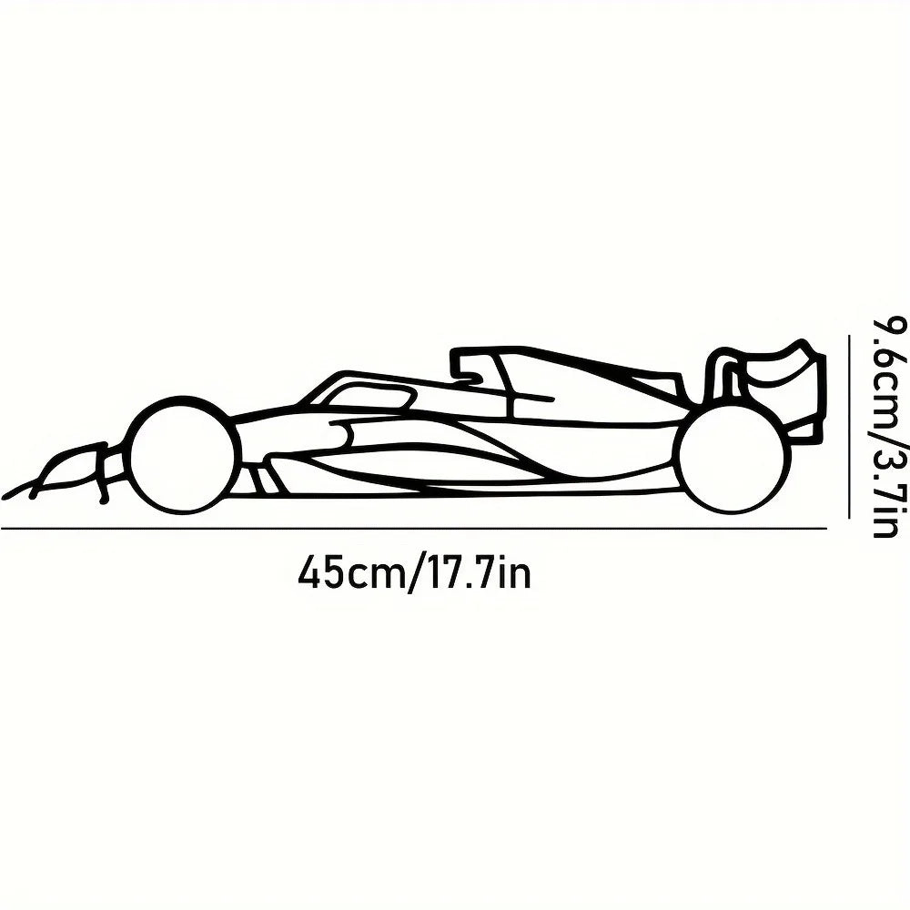 Border Metal Line Sports Car Wall Decoration