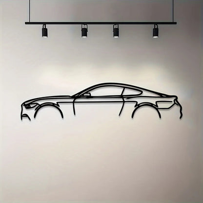 Border Metal Line Sports Car Wall Decoration