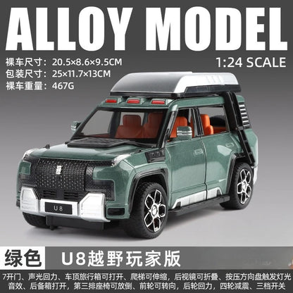 BYD LOOK UPAT U8 U9 ideal L9 AITO M7 M8 M9 SUV 1:24