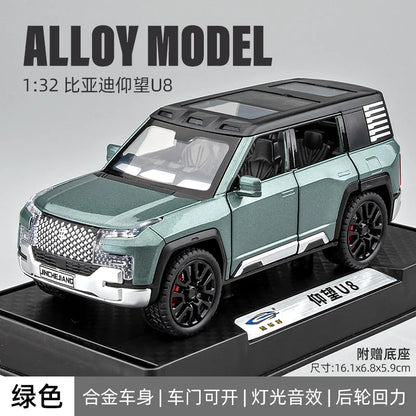 BYD LOOK UPAT U8 U9 ideal L9 AITO M7 M8 M9 SUV 1:24