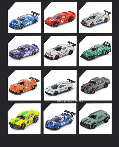 Sports Car Series Alloy Diecast Toys 1:64 Set
