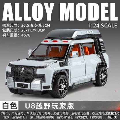 BYD LOOK UPAT U8 U9 ideal L9 AITO M7 M8 M9 SUV 1:24
