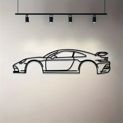 Border Metal Line Sports Car Wall Decoration