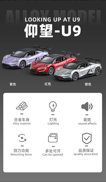 BYD LOOK UPAT U8 U9 ideal L9 AITO M7 M8 M9 SUV 1:24