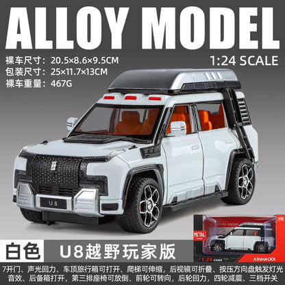 BYD LOOK UPAT U8 U9 ideal L9 AITO M7 M8 M9 SUV 1:24