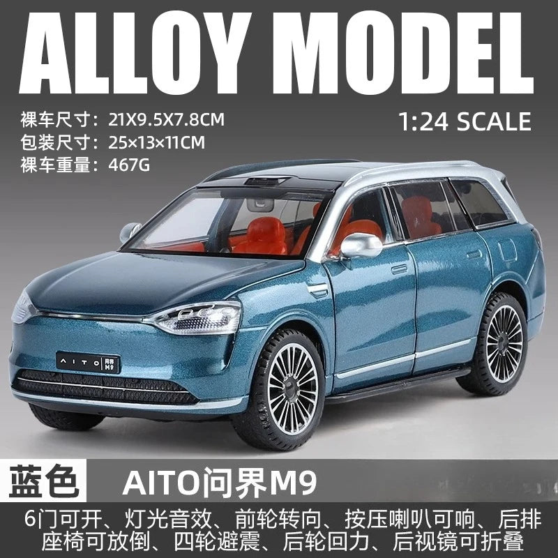 BYD LOOK UPAT U8 U9 ideal L9 AITO M7 M8 M9 SUV 1:24