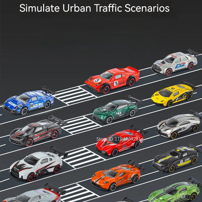 Sports Car Series Alloy Diecast Toys 1:64 Set