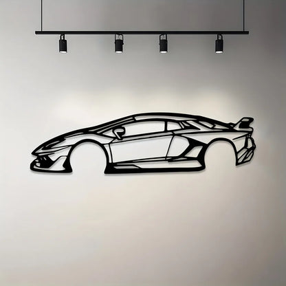 Border Metal Line Sports Car Wall Decoration