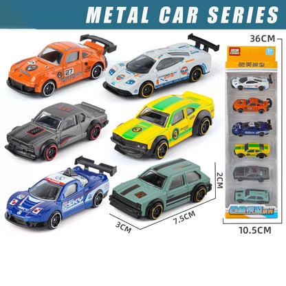 Sports Car Series Alloy Diecast Toys 1:64 Set