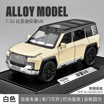 BYD LOOK UPAT U8 U9 ideal L9 AITO M7 M8 M9 SUV 1:24