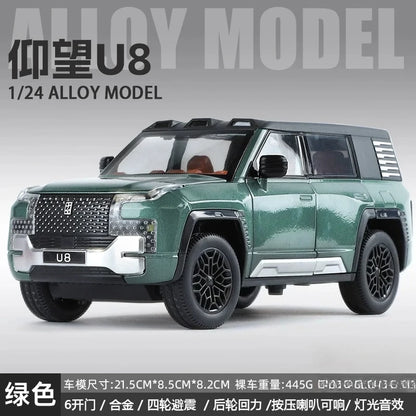 BYD LOOK UPAT U8 U9 ideal L9 AITO M7 M8 M9 SUV 1:24
